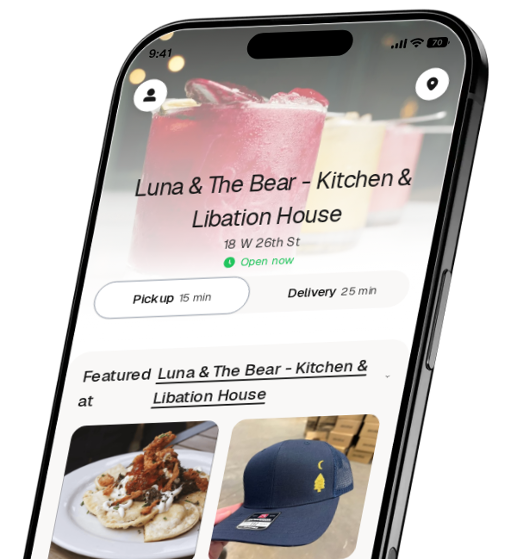 Luna & The Bear - Kitchen & Libation House app preview
